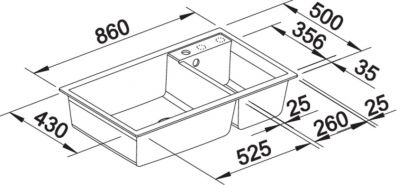 Blanco METRA 9 527304 вулканический серый