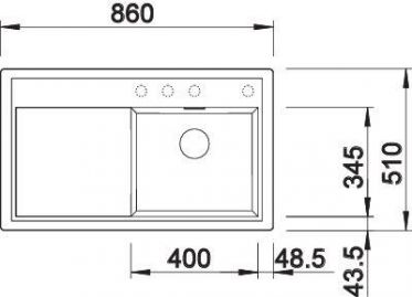 Blanco ZENAR 45 S 527359 вулканический серый