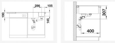 Blanco AXIA III 6 S-F 527050 нежный белый