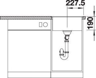 Blanco DALAGO 45-F 527243 вулканический серый