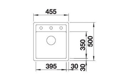 Blanco DALAGO 45-F 527060 нежный белый