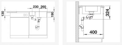 Blanco METRA 6 S-F 527301 вулканический серый