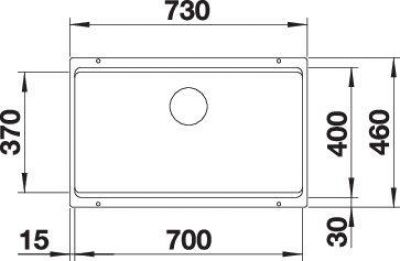 Blanco ETAGON 700-U 527763 вулканический серый