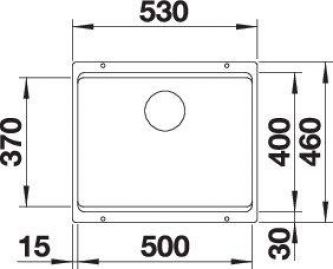 Blanco ETAGON 500-U 527761 серый беж