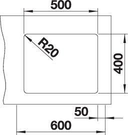 Blanco ETAGON 500-U 527761 серый беж