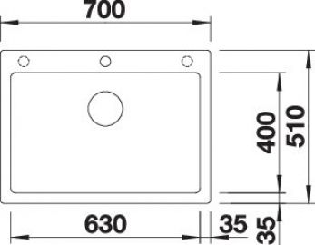 Blanco PLEON 8 527779 вулканический серый