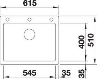 Blanco PLEON 6 527774 темная скала