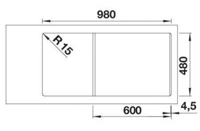 Blanco ADIRA 6 S 527601 чёрный