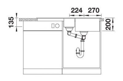 Blanco ADIRA 6 S 527604 вулканический серый