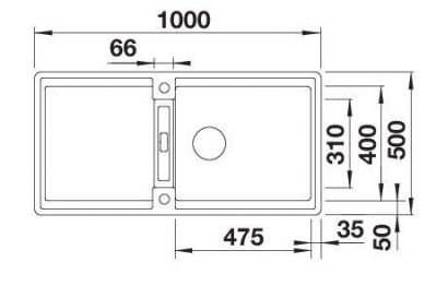 Blanco ADIRA XL 6 S 527617 чёрный