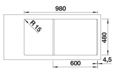 Blanco ADIRA XL 6 S 527617 чёрный