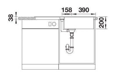 Blanco ADIRA XL 6 S 527618 антрацит