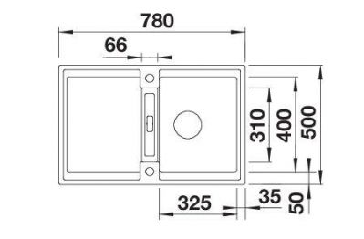 Blanco ADIRA 45 S 527585 чёрный