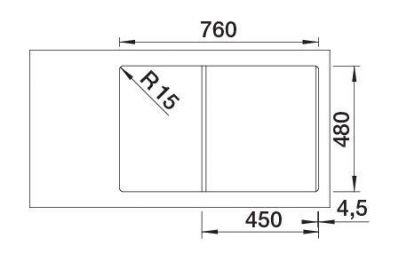 Blanco ADIRA 45 S 527585 чёрный