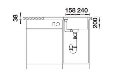 Blanco ADIRA 45 S 527585 чёрный