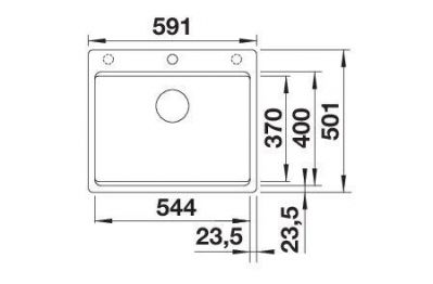 Blanco ETAGON 6-F 527685 вулканический серый