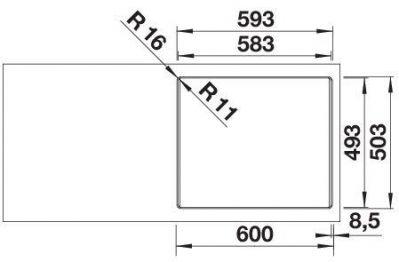 Blanco ETAGON 6-F 527686 белый