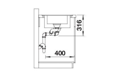 Blanco ADIRA 6 S-F 527609 чёрный