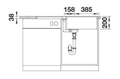 Blanco ADIRA XL 6 S-F 527625 чёрный