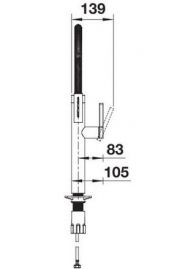 Blanco CULINA-S II 527463 PVD steel