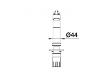 Blanco KANO-S Vario 527966 ніжний білий/хром