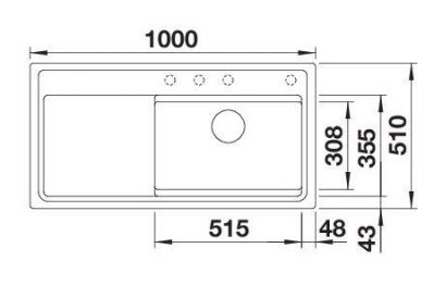 Blanco ETAGON XL 6 S 528099 ніжний білий