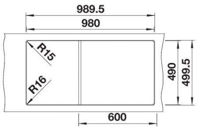 Blanco ETAGON XL 6 S-F 528100 чёрный