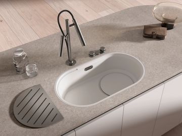 Blanco OOVALON 700-U VELGRANIT 527990 хмарний білий