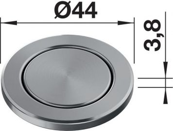 Blanco PushControl ІІІ 210670 нержавіюча сталь