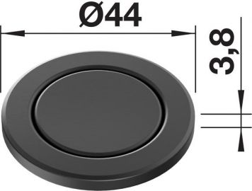 Blanco PushControl ІІІ 210671 чорний матовий