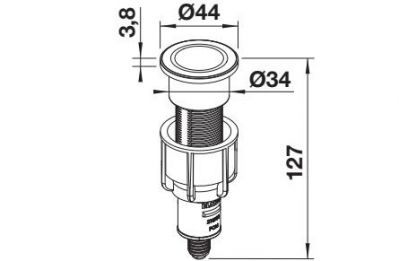 Blanco PushControl ІІІ 210672 satin gold