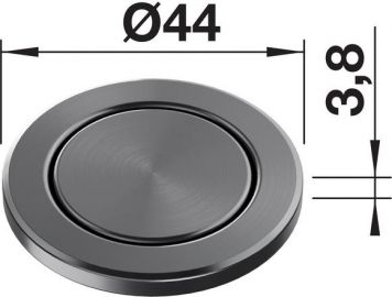 Blanco PushControl ІІІ 210676 satin dark steel