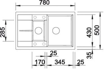 Blanco METRA 6S COMPACT 513468