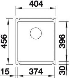 Blanco SUBLINE 375-U 516035