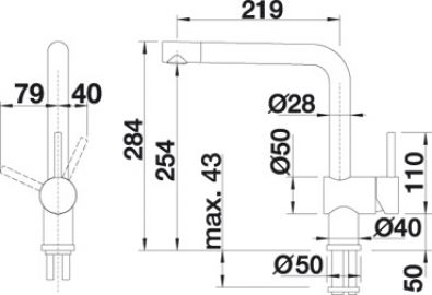 Blanco LINUS-F 514025