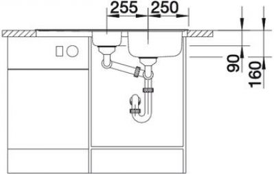 Blanco TIPO 6S Basic stainless steel 512303