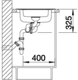 Blanco TIPO 6S Basic stainless steel 512303