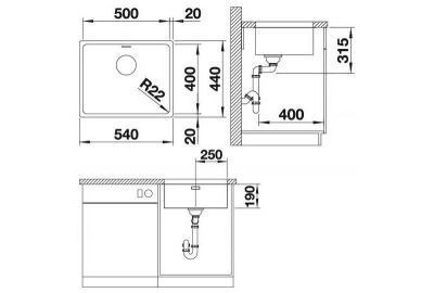 Blanco Andano 500-U 518314