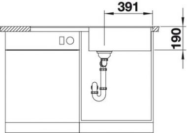 Blanco METRA XL 6 S-F 519157 кофе