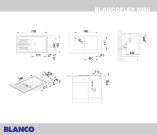 Blanco FLEX mini stainless steel 511918