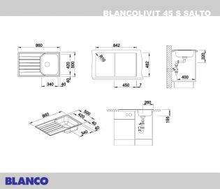Blanco LIVIT 45S Salto 514786