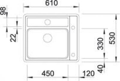 Blanco STATURA 6-IF Crystal 516029